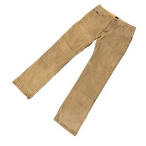 KUHL Vintage Patina Dye Straight Fit Tan Pants Size 34x34
